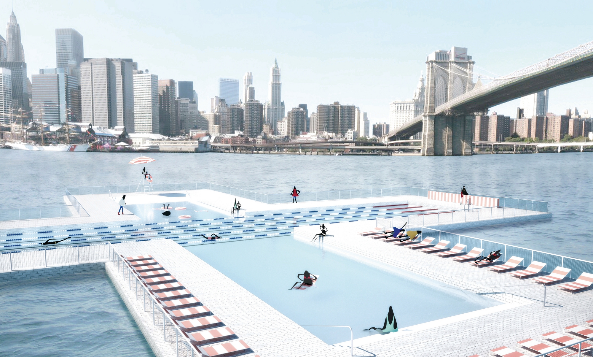 A floating pool in the rivers of New York City The Architectural Review