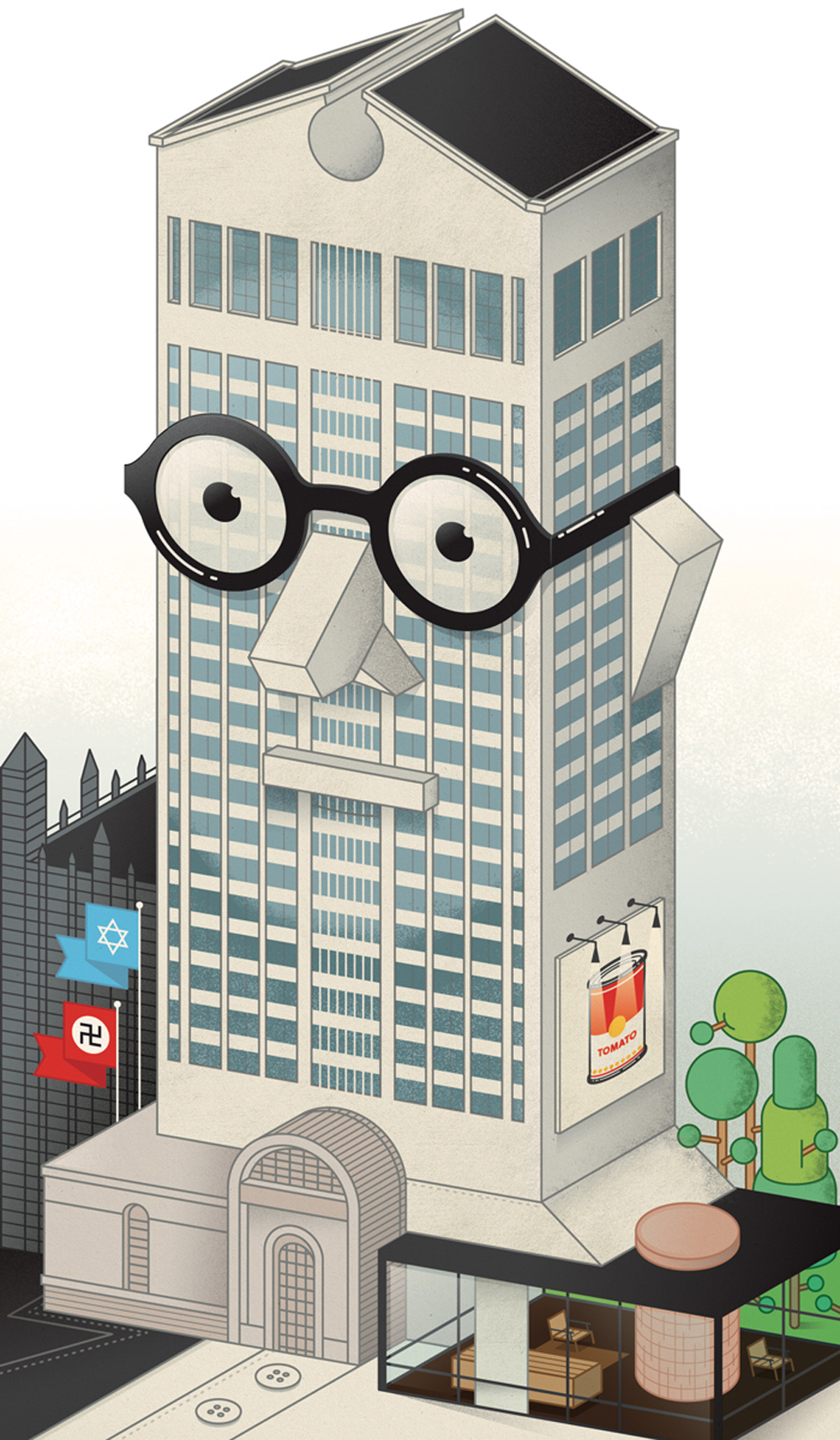 Philip Johnson by Adam Hill