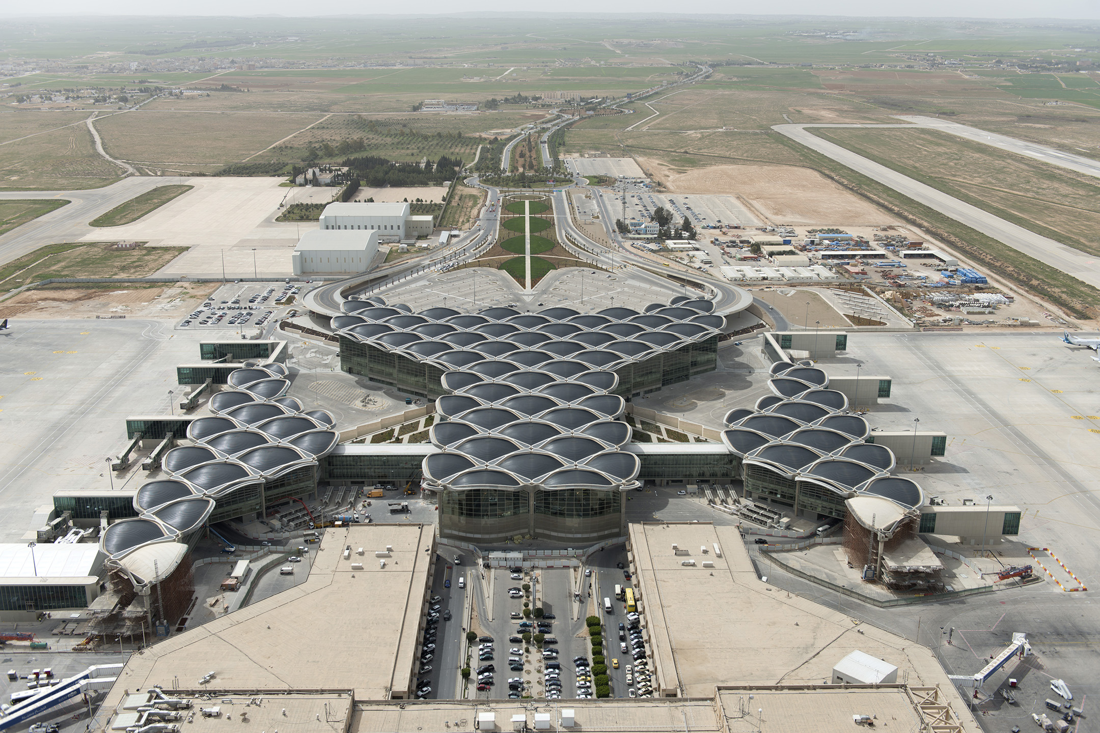 Queen Alia International Airport in Amman, Jordan by Foster + Partners
