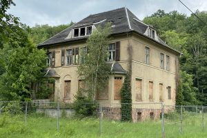 The former commandant’s mansion at the Sachsenburg Concentration Camp in Germany