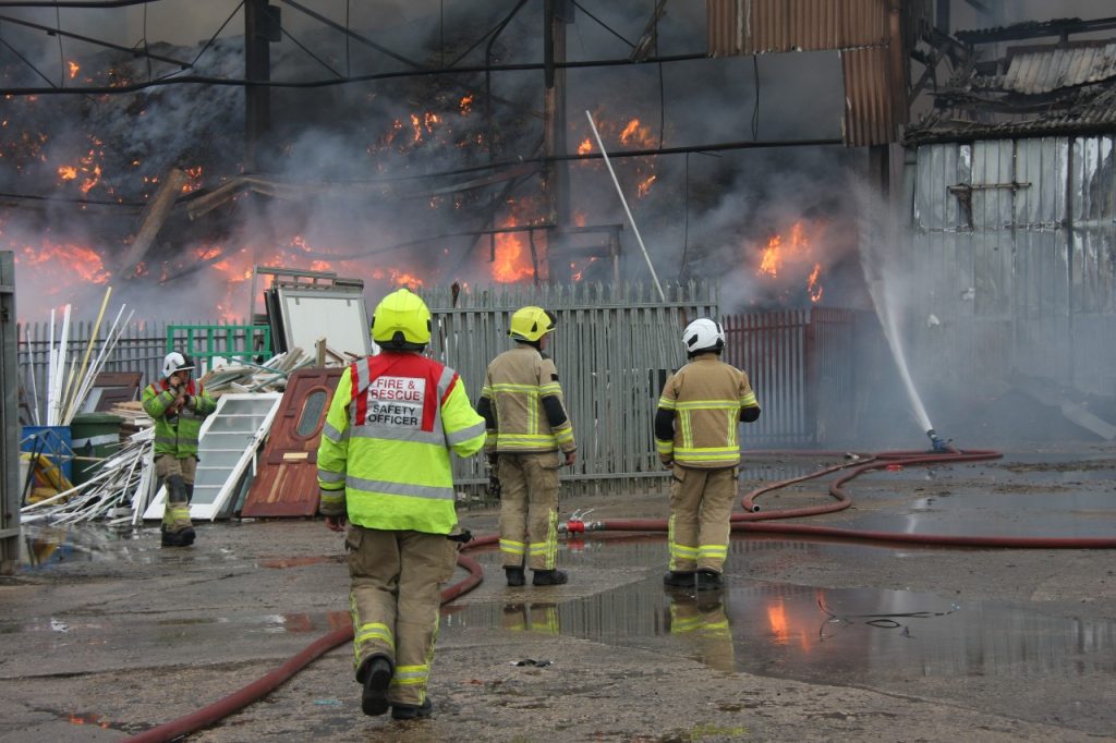 Deepseated fire at illegal waste site goes into second month MRW