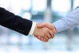 Business handshake