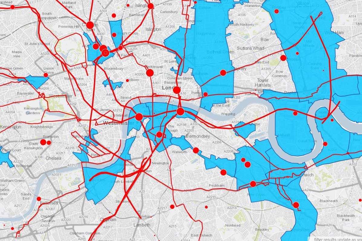 Infrastructure map of London launched - Infrastructure Map Of London 3to2 