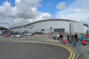 Terminal building Luton Airport