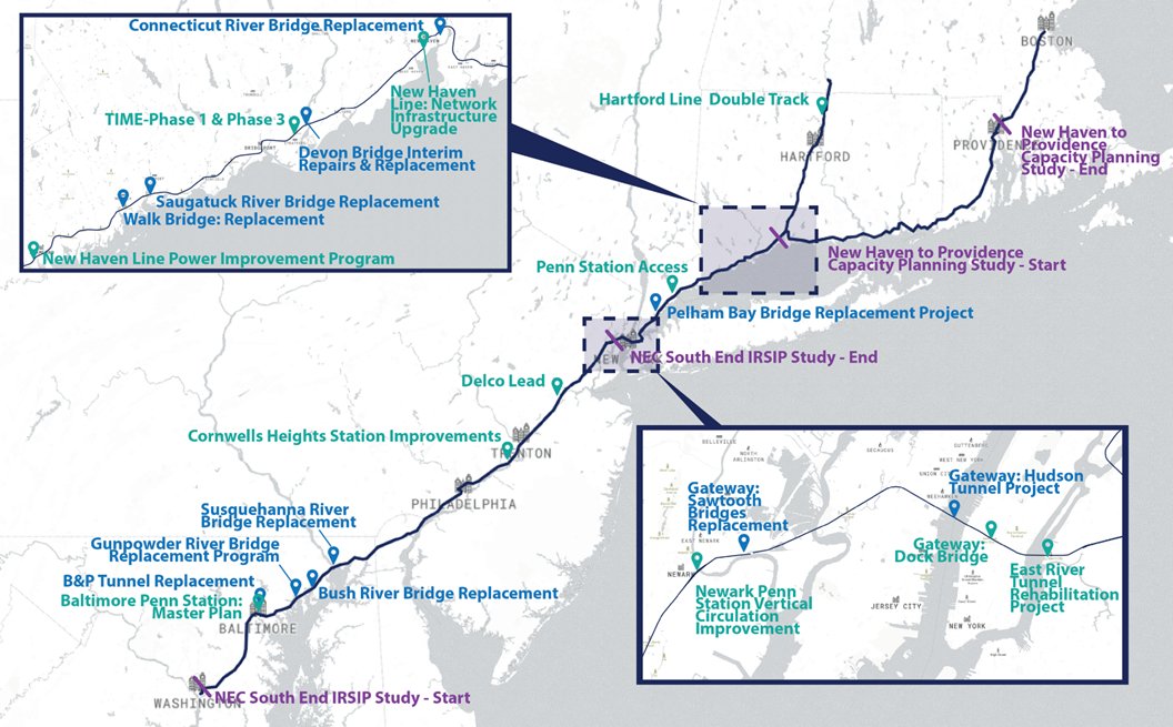 Biden pledges 16.4bn to remedy US’ busiest rail line as New York