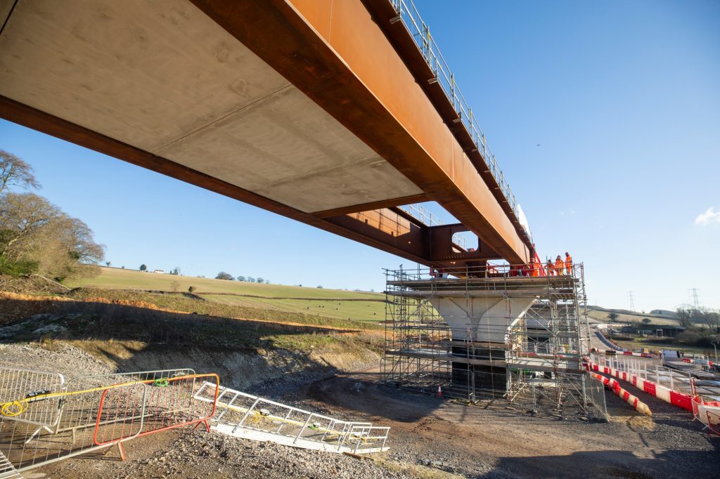 HS2 starts yearlong slide of 450m ‘double composite’ bridge deck for