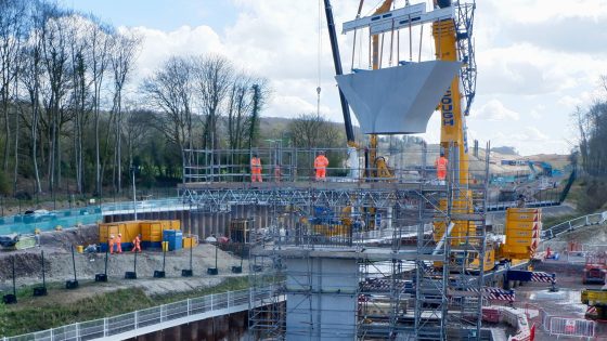 EKFB completes preparatory work for piers supporting HS2 viaduct in Buckinghamshire - Vimarsana News