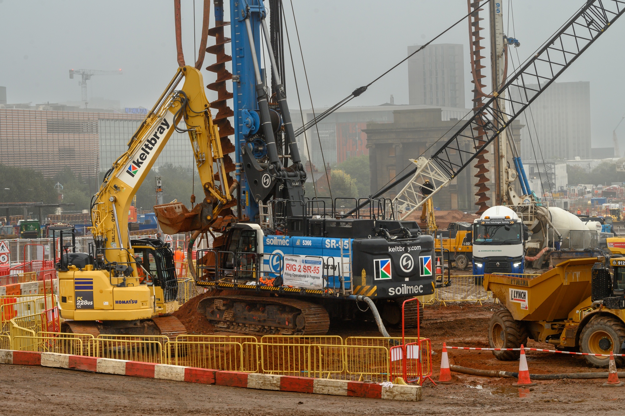 HS2 Piling works commence at Birmingham Curzon Street station New